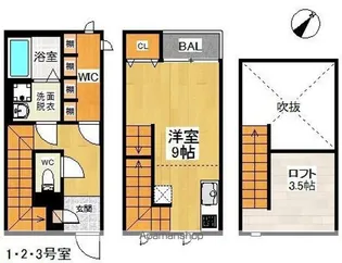 DUPLEST GLANZ【1階】の間取り