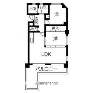 コスモハイツ【2階】の間取り