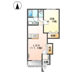 パストラル【1階】の間取り