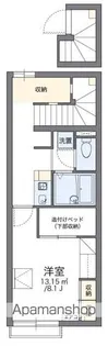 レオパレスファミール 翠峰【202号室】の間取り