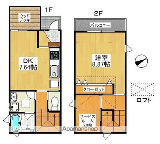 フェリーチェ【1階】の間取り