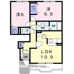 フィオーレC【1階】の間取り