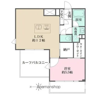 LA PERLA JIYUGAOKAⅡ【3階】の間取り