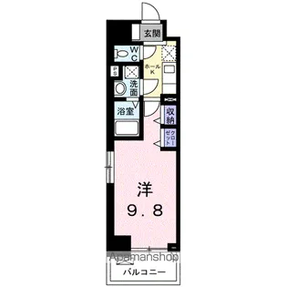 FLレジデンス1【6階】の間取り