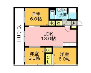 ビアンカⅠ【103号室】の間取り