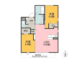 シルフィード【1階】の間取り