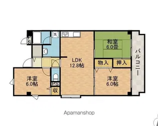 セントポリス【4階】の間取り