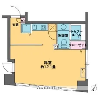 カスタリア水天宮Ⅱ【7階】の間取り