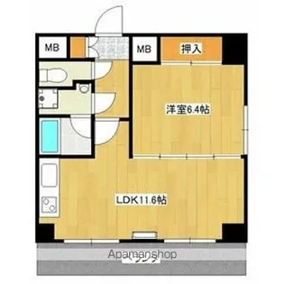 ナビオ池下【3C号室】の間取り