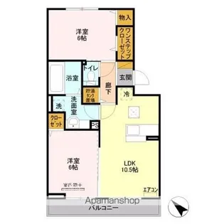 プレジール【1階】の間取り