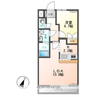 サン・クレスト【2階】の間取り
