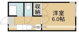ホワイトファミール大和【4階】の間取り