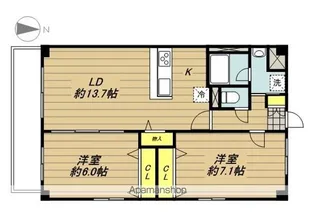WINSOME COURT【2階】の間取り
