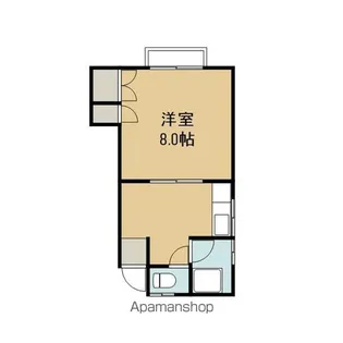 サンコーポ和【21号室】の間取り