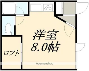 EAST VILLAGE APARTMENT【A号室】の間取り