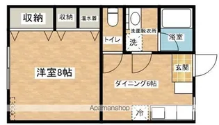 ドリームハウスⅡ【2-I号室】の間取り