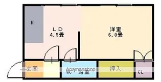 勝栄マンション【2階】の間取り