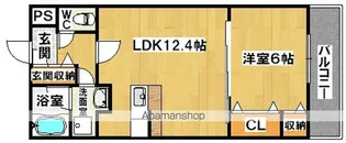 ルーチェⅢ番館【1階】の間取り