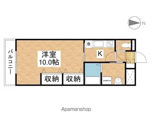 アネシス奥田本町【302号室】の間取り