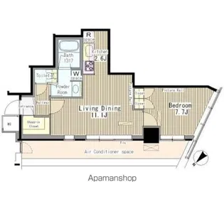 MY TOWER RESIDENCE【15階】の間取り