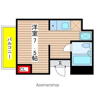 オオタ明野ビル【7階】の間取り