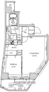 アンベリール墨田【10階】の間取り