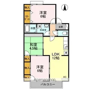 フレンドリー91 E棟【2階】の間取り