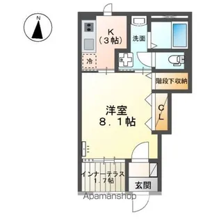 シルキーⅡ【1階】の間取り