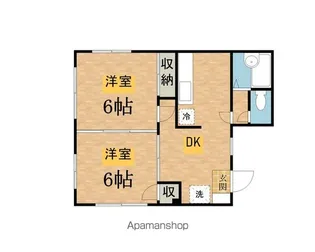 アプレシアール西八王子【203号室】の間取り