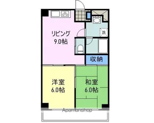 和光麻里布レジデンス参番館【802号室】の間取り