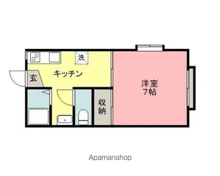 ベル希望が丘【101号室】の間取り