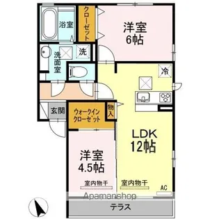 フォルトゥーナ【1階】の間取り