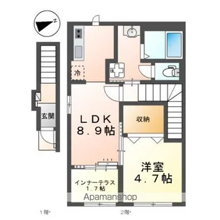 プラン デスポワール【2階】の間取り