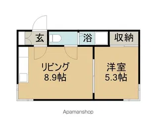 パークヒルズ【15号室】の間取り