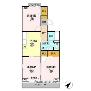 インペリアルハイツ III【2階】の間取り