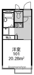 レオパレスオアシス【203号室】の間取り