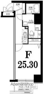 グリフィン横浜・セントラルステージ【606号室】の間取り