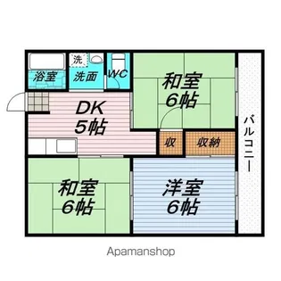 ラフィーネ刀根山【1階】の間取り