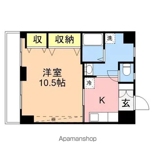 メゾンカフカス【1階】の間取り