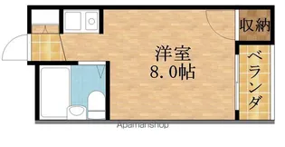 ビッグバーンズマンション高殿【201号室】の間取り