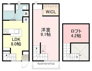 ALTAIR【1階】の間取り