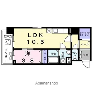 アルテミスコート【3階】の間取り