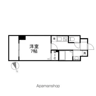 プレイズシード車道アベニュー【7階】の間取り