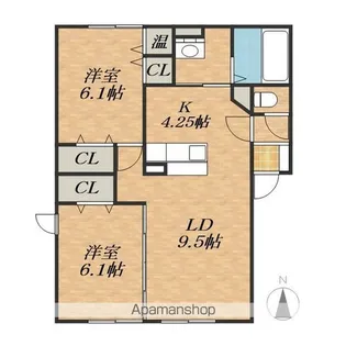 グランドールGⅢ【1階】の間取り