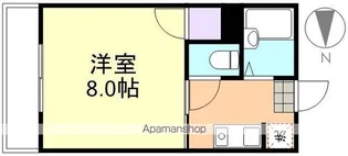 1Kの間取り画像