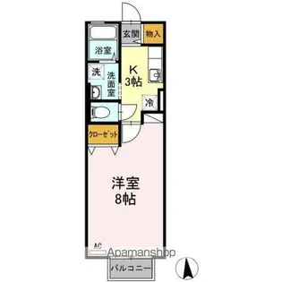 ラ フォルツァ【1階】の間取り