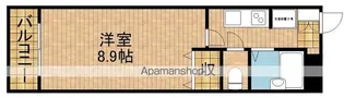 ホリホックイン八幡【8階】の間取り
