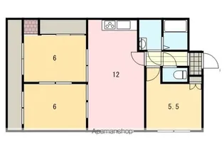 都城ビル【2階】の間取り