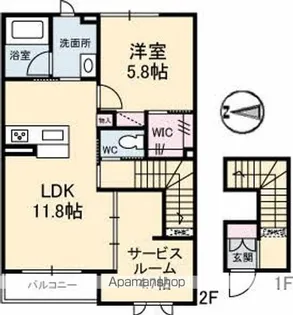 PURO MADERA プロ マデラ【2階】の間取り