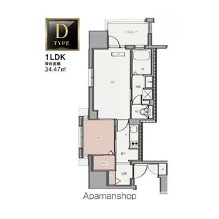 NUDGE’ONE千代県庁口【11階】の間取り